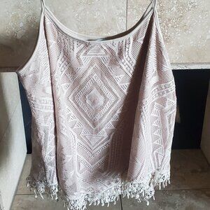 Lace maurices tank top